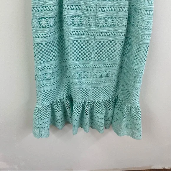 J. Crew Geometric Lace Midi Dress - Picture 12 of 16